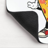 Cute Kawaii Pizza Cartoon Mousepad (Ecke)