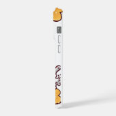 Cute Kawaii Pizza Phone Case Funny Cheesy Food iPhone Hülle (Linke Seite)