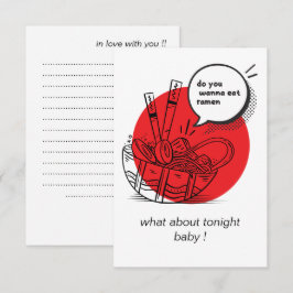 Cute Kawaii Ramen - Funny Japanese Food  Dankeskarte