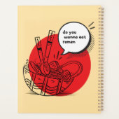 Cute Kawaii Ramen - Funny Japanese Food  Planer (Rückseite)