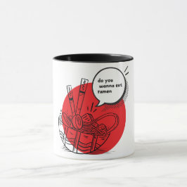 Cute Kawaii Ramen - Funny Japanese Food  Tasse