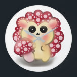 Cute Kawaii Red Mushroom Hedgehog Toadstool Art Große Wanduhr<br><div class="desc">Add a touch of forest magic to your day with this incredibly cute Mushroom Hedgehog design! This adorable woodland hybrid character features a glossy red toadstool cap with pink dots and big, sweet anime-style eyes. This kawaii illustration perfectly captures the trendy cottagecore and fairycore aesthetics. It makes a wonderful gift...</div>