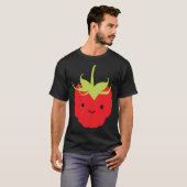 Cute Kawaii Red Raspberry T-Shirt (Vorne ganz)