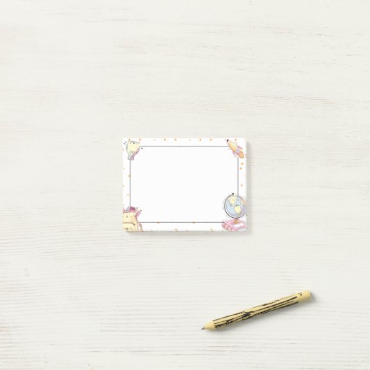 Cute Kawaii School Supplies Teacher Gift Post-it Klebezettel (Auf Schreibtisch)