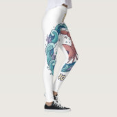 Cute Kawaii Scorpio Zodiac Sign Leggings (Rechts)