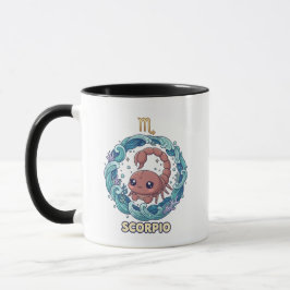Cute Kawaii Scorpio Zodiac Sign Tasse