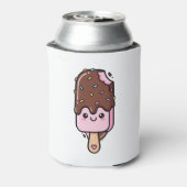 Cute Kawaii Smiling Popsicle Dosenkühler (Kanne Rückseite)