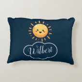 Cute Kawaii Solar System Planets Accent Pillow Dekokissen (Rückseite)