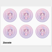Cute kawaii stickers (Blatt)