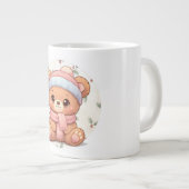 Cute Kawaii Teddy Bear Mug Jumbo-Tasse (Vorderseite Rechts)
