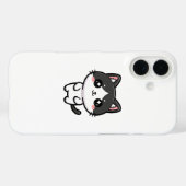 Cute Kawaii Tuxedo Cat Standing Character Case-Mate iPhone Hülle (Rückseite (Horizontal))