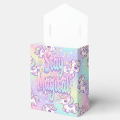 Cute Kawaii Unicorn Pastel Rainbow Magical Geschenkschachtel (Geöffnet)