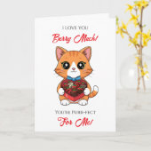 Cute Kawaii Valentine's Day Puns Karte (Gelbe Blume)