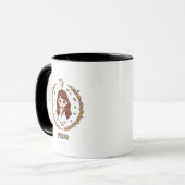 Cute Kawaii Virgo Zodiac Sign Tasse (Vorderseite Links)