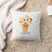 Cute kid pillow Add A Topping Addie Creamy Dreamie Kissen (Decke)