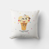 Cute kid pillow Add A Topping Addie Creamy Dreamie Kissen (Vorderseite)