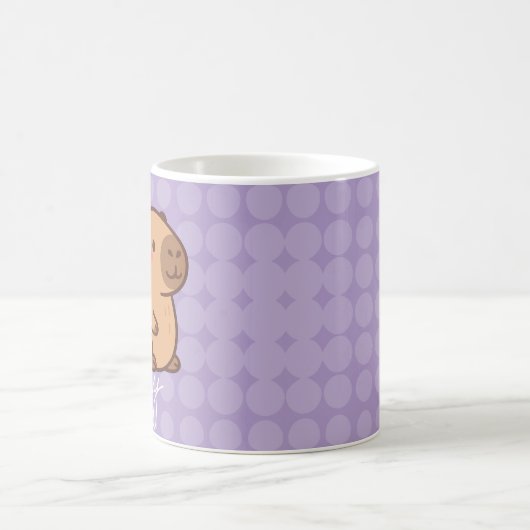 Cute Kids Capybara School Kaffeetasse (Mittel)
