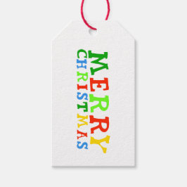 Cute Kids Christmas Gift Tag Merry Christmas Geschenkanhänger