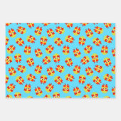 Cute Kids’ Christmas Wrapping Paper Geschenkpapier Set (Vorderseite)