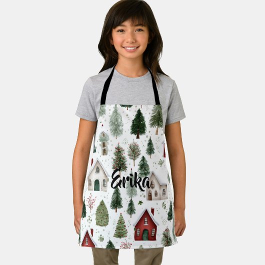 Cute Kids Holiday Apron with Name Schürze (Insitu)