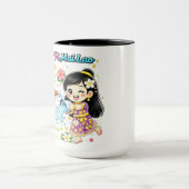 Cute Kids Water Fight Tasse (Zentrum)