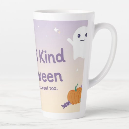 🧡 ✨ “Cute & Kind Halloween” Collection 🎃🌿 Milchtasse (Rechts)