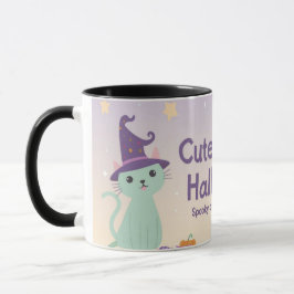 🧡 ✨ “Cute & Kind Halloween” Collection 🎃🌿 Tasse