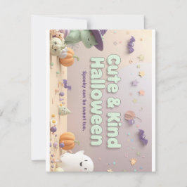 🧡 ✨ „Cute & Kind Halloween“-Kollektion Feiertagskarte