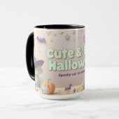 🧡 ✨ „Cute & Kind Halloween“ Kollektion 🎃🌿 Tasse (Vorderseite Links)