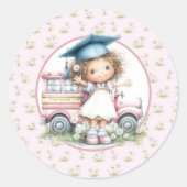 Cute Kindergarten Graduate Sticker  (Vorderseite)