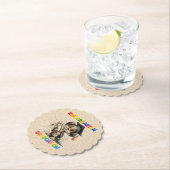  Cute Kindergarten Graduation Puppy Illustration Untersetzer (Vor Ort)