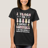 Cute Kindergarten Teacher Easter Bunny Kindergarte T-Shirt (Vorderseite)