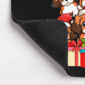 Cute King Charles Cavalier Le Dog Christmas Tree X Mousepad (Ecke)