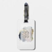 Cute  king Lion Sleeping On The Moon               Gepäckanhänger (Rückseite vertikal)