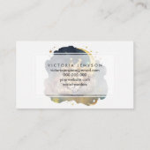 Cute  king Lion Sleeping On The Moon               Visitenkarte (Rückseite)