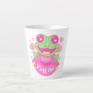 Cute Kiss Me Frog - Xoxo Milchtasse