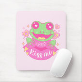 Cute Kiss Me Frog - Xoxo Mousepad (Mit Mouse)