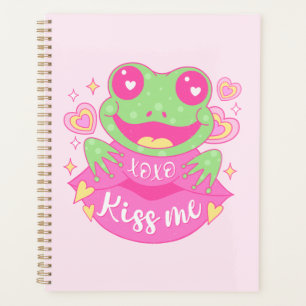 Cute Kiss Me Frog - Xoxo Planer