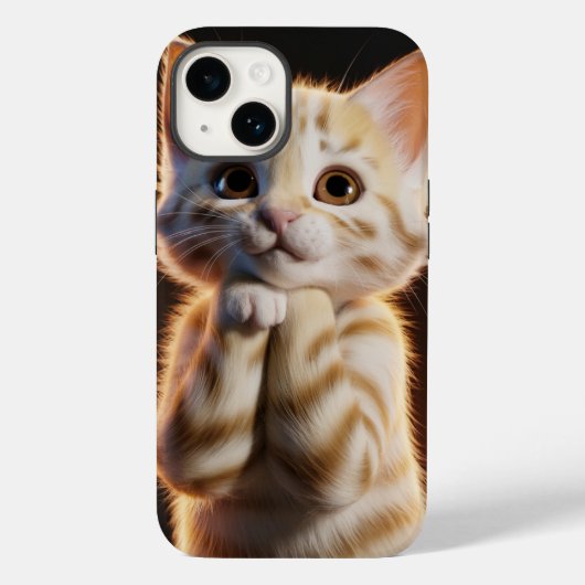 cute kitten Case-Mate iPhone hülle (Rückseite)