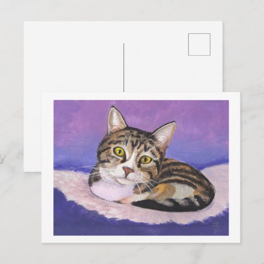 Cute Kitten Postkarte (Vorne/Hinten)