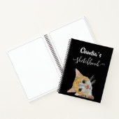 Cute kitten Sketchbook and name Notizblock (Innenseite)