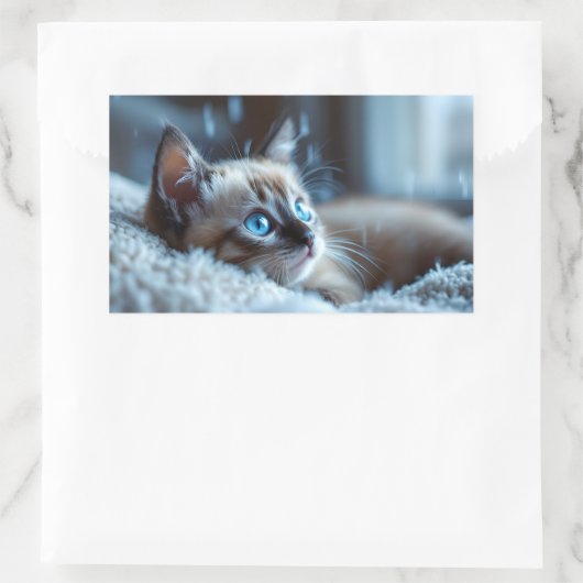 Cute Kitten Sticker (Tasche)