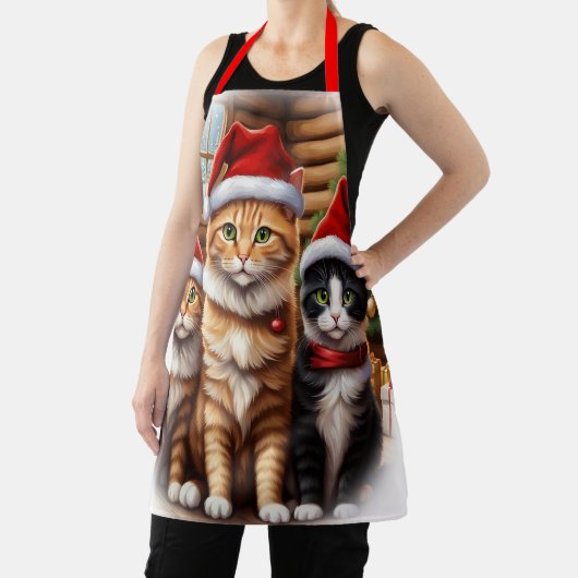 Cute Kittens Christmas Schürze (InSitu)