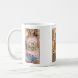 Cute Kittens Floral Graphic Girls  Mug Kaffeetasse