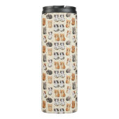 Cute Kittens Pattern – Adorable Cat Illustration  Thermosbecher (Rückseite)
