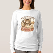 Cute Kitty Biscuits Bakery "We Knead 'Em" Pun  T-Shirt (Vorderseite)