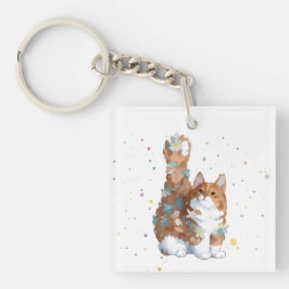 Cute Kitty Cat Pet Animal  Schlüsselanhänger