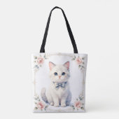 cute kitty cat tote bag tasche (Rückseite)