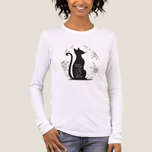 Cute Kitty Cat  Tri-Blend Shirt (Vorderseite)