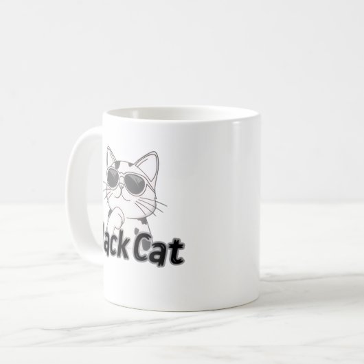 Cute Kitty Coffee Mug | Perfect Gift for Cat Lover Kaffeetasse (Vorderseite Links)